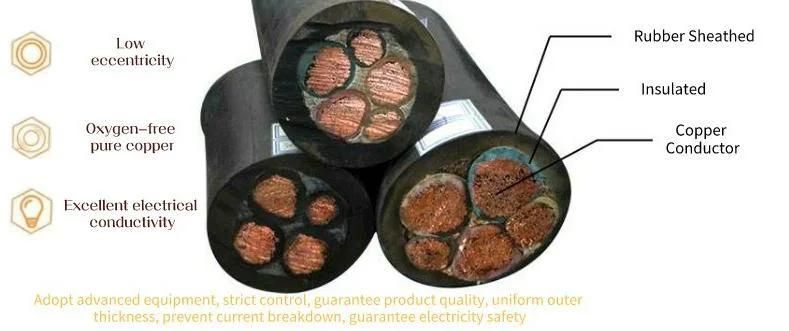 0.3-400mm² Copper Core Rubber Sheathed Flexible Cable