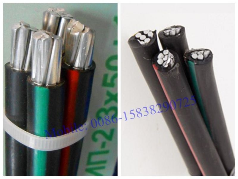 SIP-2 SIP-4 Wire Aluminum Self-Supporting Aerial Bundled Conductor Service Cables