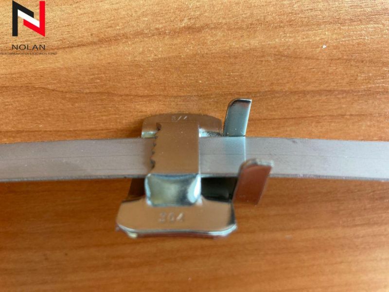 Electric Cable Clamp 201 Stainless Steel Buckles for Banding Strap Stainless Steel Buckles