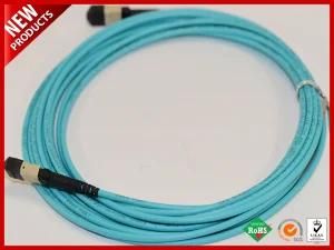 100Gbps Protocol 24F MTP Mating Fiber Optical OM3 Trunk Polarity B Patch Cable