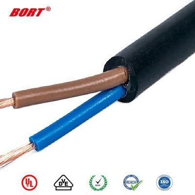 VDE H03vvh2-F 2X0.75mm2 300/300V 70 Degree PVC Flat Electrical Cable