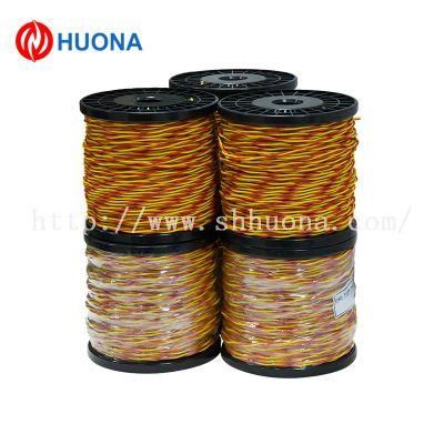 Type K Thermocouple Cable with Two Twisted Red Yellow Stranded Cable