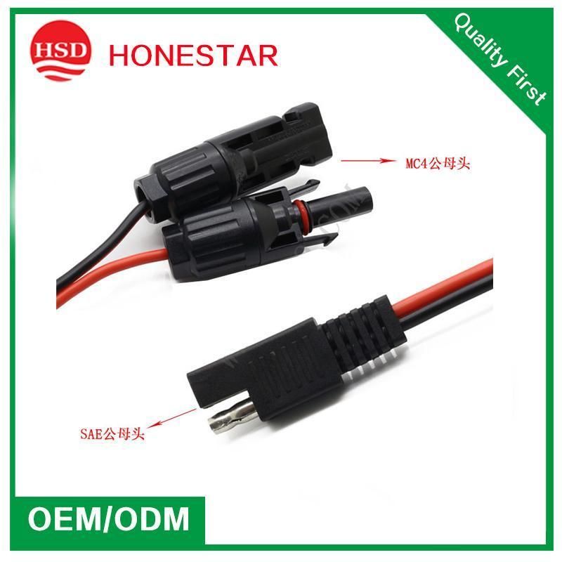 SAE to Mc4 Connector 14AWG Cable