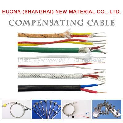 Dia 0.711mm Fiberglass/PVC/FEP Insulated Thermocouple Wire/Cable