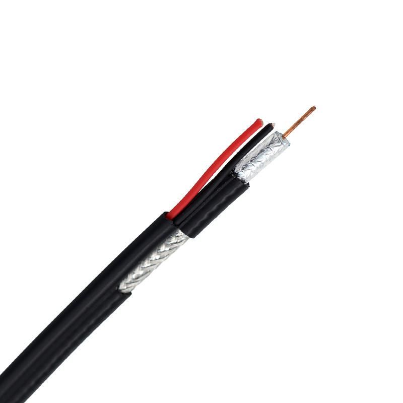 Siamese Messenger Cable with Power Cable CCTV CATV RG6 Rg11 Rg59 Coaxial Cable