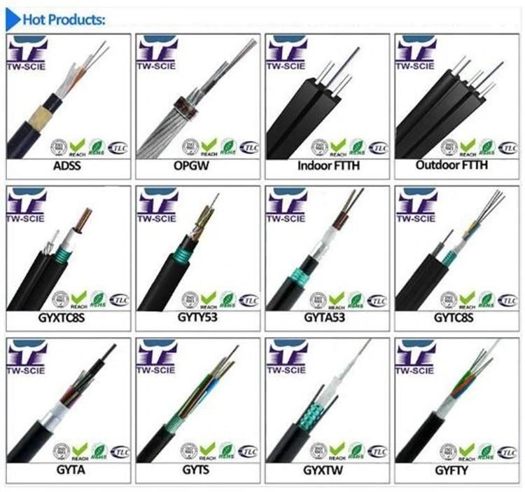 96/144 Aerial and Duct Fiber Optic Cable GYTS