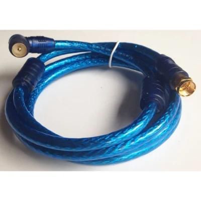 TV Cable Antenna Cable 9.5 TV Male to F Male Plug
