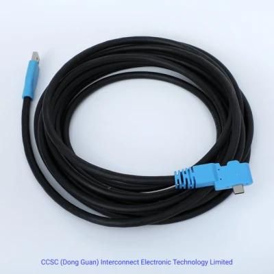 Robotics High Flexibility USB3.1 Type-C to USB-a High Speed Data Cable Assembly 5m (extra long) Zero Loss