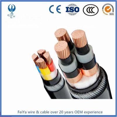 LV Mv Hv Armoured Power Cable XLPE Insulated Copper Core Steel Tape Armour Underground Power Cable