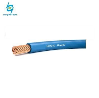 Heat-Resistant Flame-Retardant Stranded Copper PVC Insulated Electrical Wire 16mm 35mm