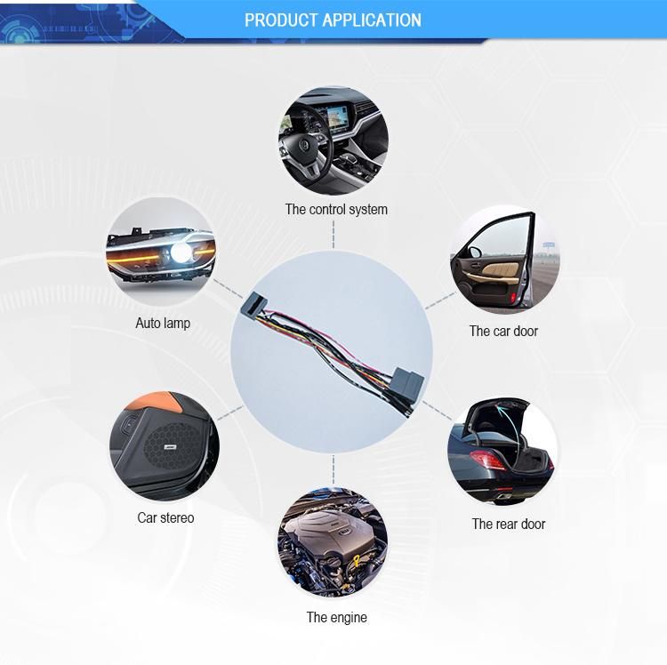 Customized Automotive Rearview Mirror Wiring Harness for Accord