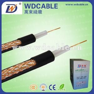 Low dB Loss Rg59 RG6 Rg11 Messenger Coaxial Cable for CATV Satellite System