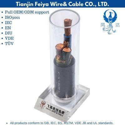 450/750V Yc H07rn-F Rubber Insulated Cable 3 Cores Cu/Epr/CPE Waterproof Soow H05rn-F Aluminium Wire Control Cable