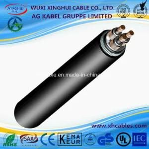 Australian Standard China Manufacture High Quality 1.9/3.3kv Copper XLPE 3C SWA Heavy Duty Screen Electrical XLPE Cable