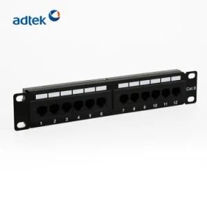 19 Inch CAT6 UTP 24 Ports Patch Panel