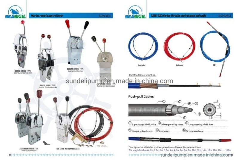 YAMAHA Honda 33c 43c Remote Marine Outboard Engine Control Cable Throttle Cable Boat Cable