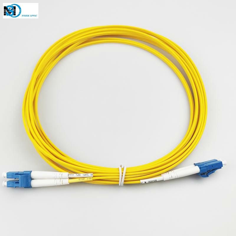 LSZH PVC Ofnr Sm Dx Optical Cable LC/Upc-LC/Upc Connector