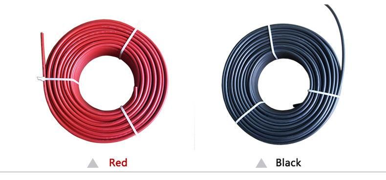 TUV UL Approved Electrical PV DC 2pfg 1169 PV1-F 1X4mm2 Solar Cable