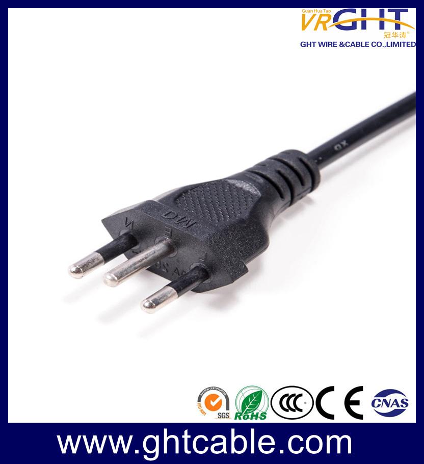 Brazil Power Cord & Power Plug for PC Using (NBR14136)