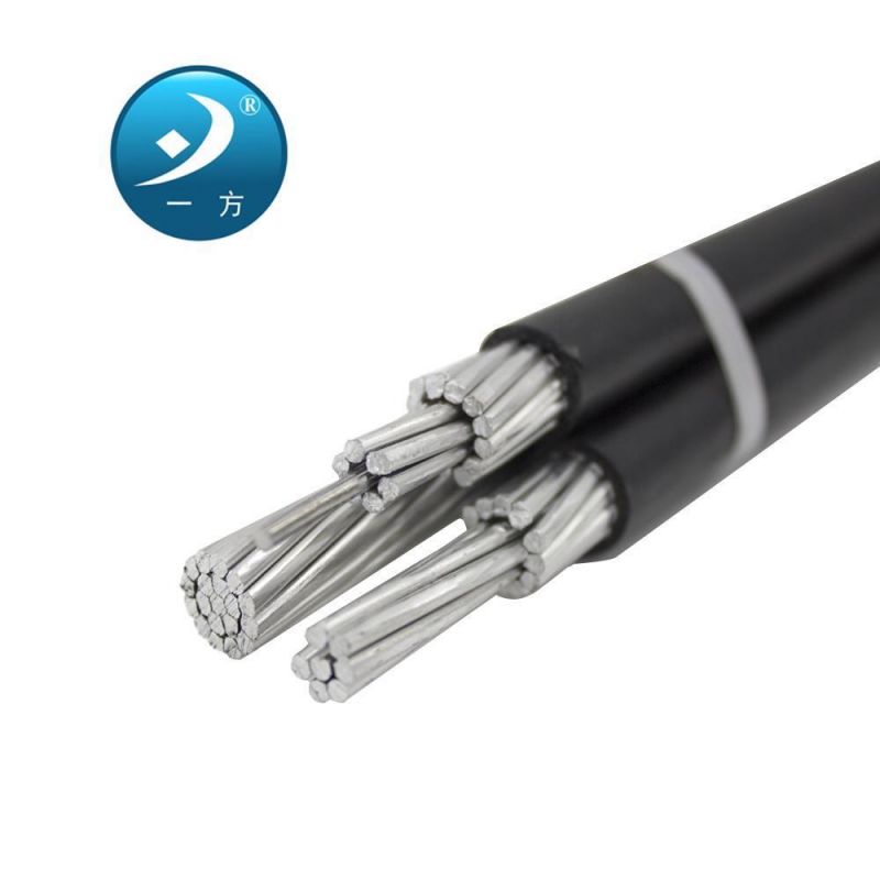 11kv Aluminum ABC Service Drop Overhead Electrical Cable PVC XLPE Insulated Duple/Triplex/Quadruplex Cable Manufacturer