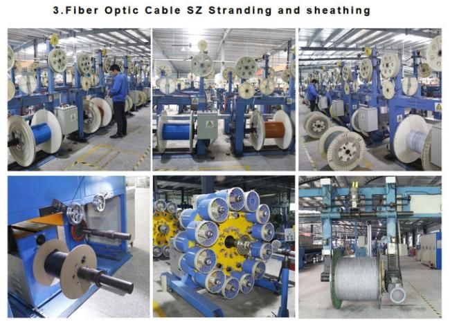 8/12/24 Core Fibre Optic Cable Aluminum Corrugated Tube GYTA