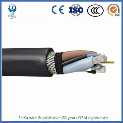 IEC60502 Electrical Cable Cu-Conductor/XLPE Insd Power Cable Nsgafou 3 Kv Shd-Gc 2kv Mining Flexible Rubber Cable