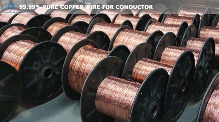 Electric Wire and Cables Rolled Packaging Material PVC 2.5mm Wire
