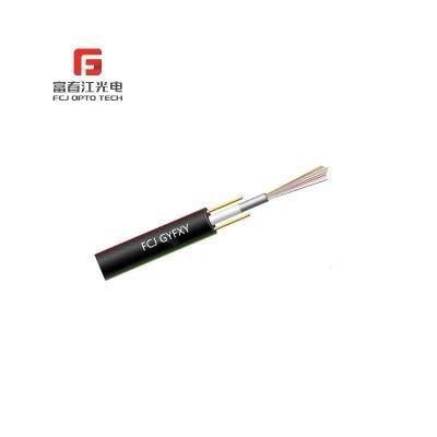 Fcj Provide SGS CPR Certification 25 Years Warranty 2 4 6 12 24 Singlemode OS2 Optical Fiber Cable Gyfxy