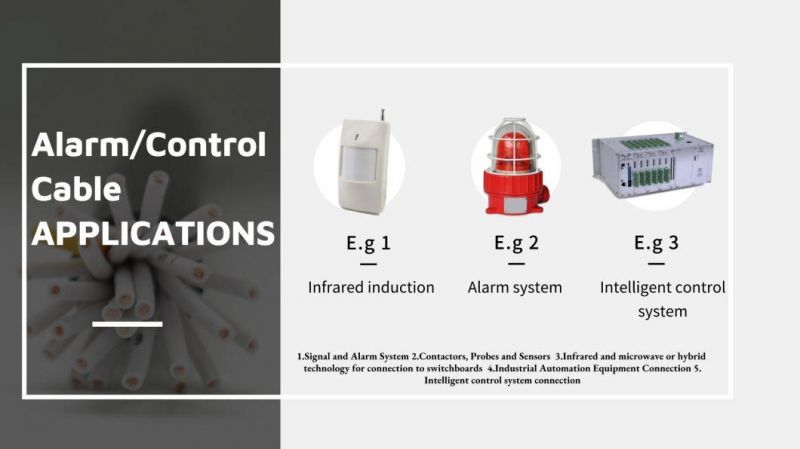 20 AWG Stranded Multi-Conductor Alarm Control Cable