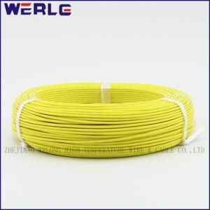 Electrical Wire UL1330 FEP Teflon High Temperature Tinned Copper Insulated Wire200c Yellow