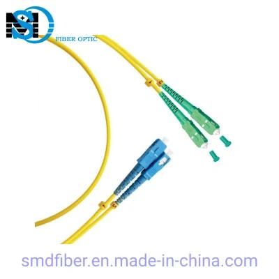 Ofnr Sc/Upc to Sc/APC Fiber Optic Patch Cord for FTTH