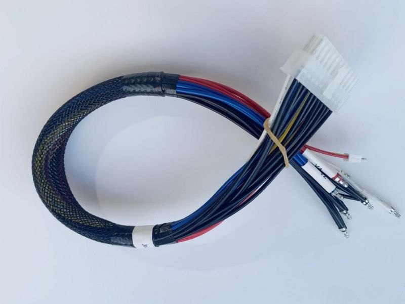 OEM ODM Braided Power Charger Cable Wire Harness for Industrial Equipment