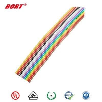 UL Ribbon Cable 11pin UL Flat Cable Awm 2651 105deg 300V 28AWG 5 Pin 12pin Flat Ribbon Cable