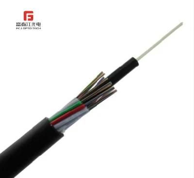 Thin PE Inner Sheath Gyty Factory Price Low Cost Hot Sale Aerial Round Wire Armoured Fiber Optic Cable