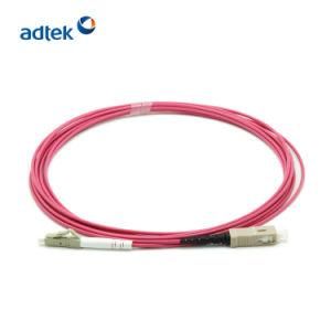 Factory LC-Sc Orange Duplex Multimode Om4 Fiber Optic Patch Cord
