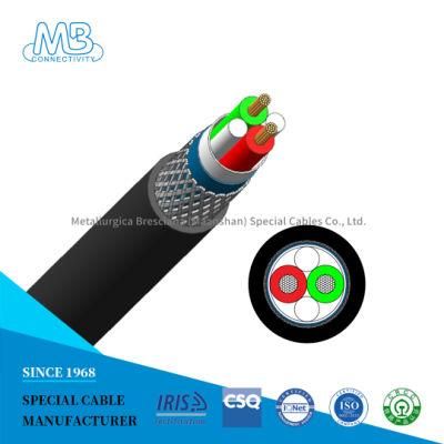 Aluminium Foil Shield Electric Wire Cable of Highly Skilled Technicians with Iris Certification