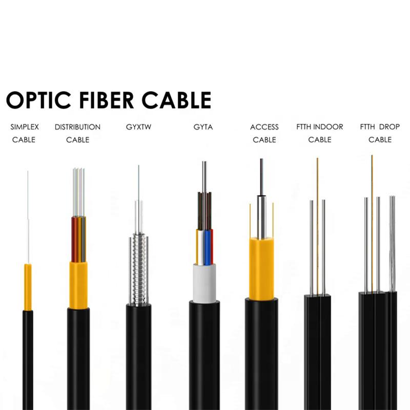 Flat Cable Fiber Optic Outdoor Direct Fiber Optic Cable Patch Cord