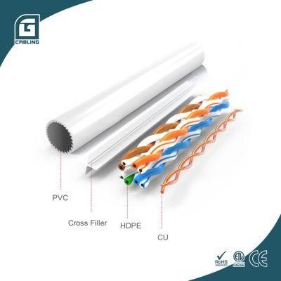 Gcabling Hot Sell Factory OEM Cat5e CAT6 UTP FTP SFTP Patch Cord 23 24 25 AWG LAN CCA Copper Cable