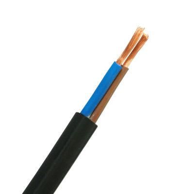 VDE Certificate 2X0.75mm2 Flexible Electrical Cable PVC H03VV-F Cable