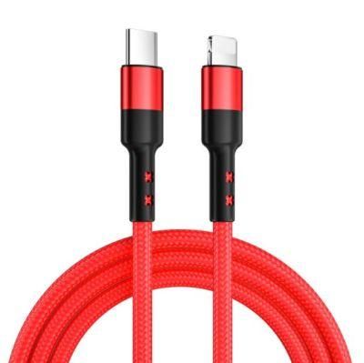 Best Selling Nylon Braided Type-C USB C to C Pd 18W Fast Charging Data Cable for Huawei Mate 10 Tablet Cables