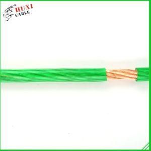 High Quality Electric Cable, Transparent Green PVC Insulated Copper Wire