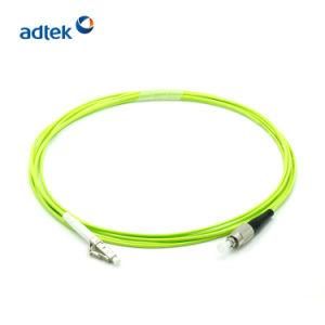 Multimode Duplex LC Fiber Optic Patch Cord LC-FC mm Fiber Optic Patch Cord/50/125um LC-FC Fiber Optic Patch Cord