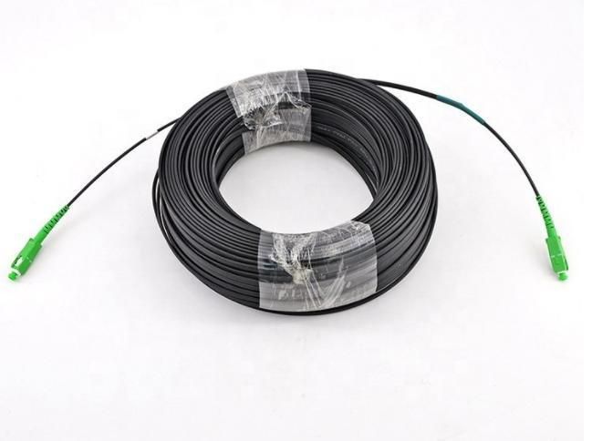 Sc/Upc-Sc/APC Fiber Optic Drop Cable 3.0mm Patch Cord G657A FTTH Indoor 3.0mm/2.0mm St-St Fiber Optic Patch Cord