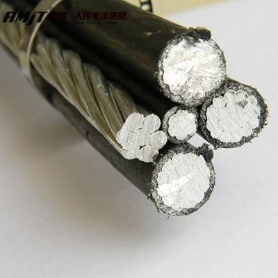 Overhead Transmission Power Lines Wire 1-5 Core Aerial Bundle Cable