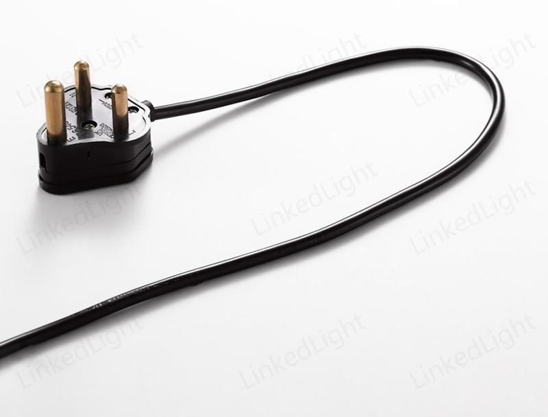 South African 3 Pole Electrical Power Plug with Wire Cable Cord