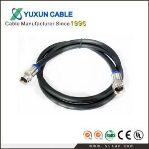 High Quality RG6 TV Antenna Cable with Compression F Male Connectors