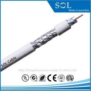 75ohm CATV 1.02CU RG6/U Coax Cable with Flooding Jelly