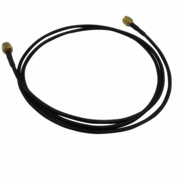 RF Coaxial 1000mm Rg174 Jumper Cable Assembly with SMA Male Straight Crimp to SMA Male Straight Crimp Connectors