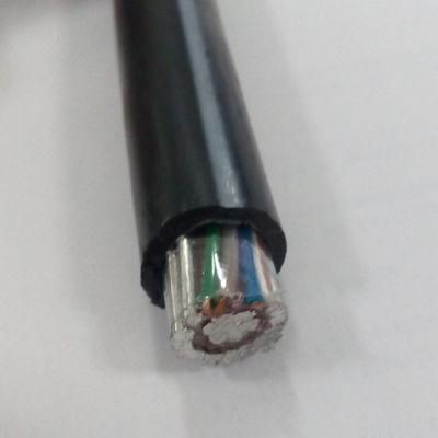 Two Core 16mm 600/1000V XLPE Insulated Al Service Cable Complete with 2X0.5 mm2 Copper Pilot Cores Concentric Cable