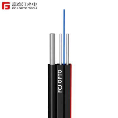 FTTH Bow-Type Steel Type Drop Fiber Optic Cable GJXFH (V) Stripped, 1/2/4core Singlemode G657A1 G657A2 Fiber Cable